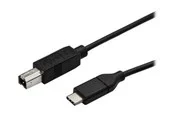 StarTech.com USB-C to USB-B Printer Cable - M/M - 0.5 m - USB 2.0 - USB-C cable - 50 cm