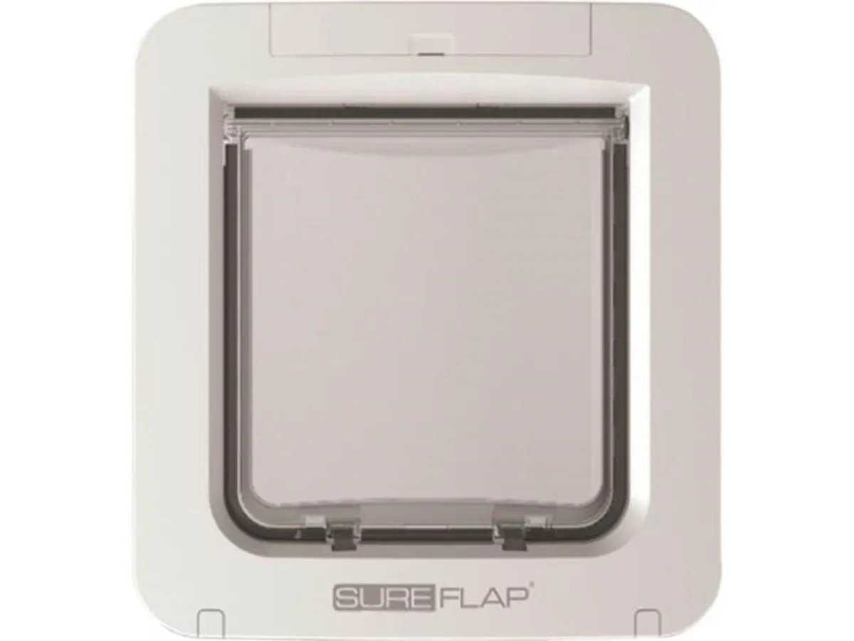 Sureflap Mikrochip Haustierklappe XL, weiß