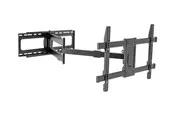 TECHLY mounting kit - full-motion - for flat panel - extra long - black 70 kg 80" From 200 x 100 mm
