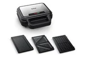 Tefal Ultra Compact SW383D10 - sandwich maker / waffle maker / panini - stainless steel