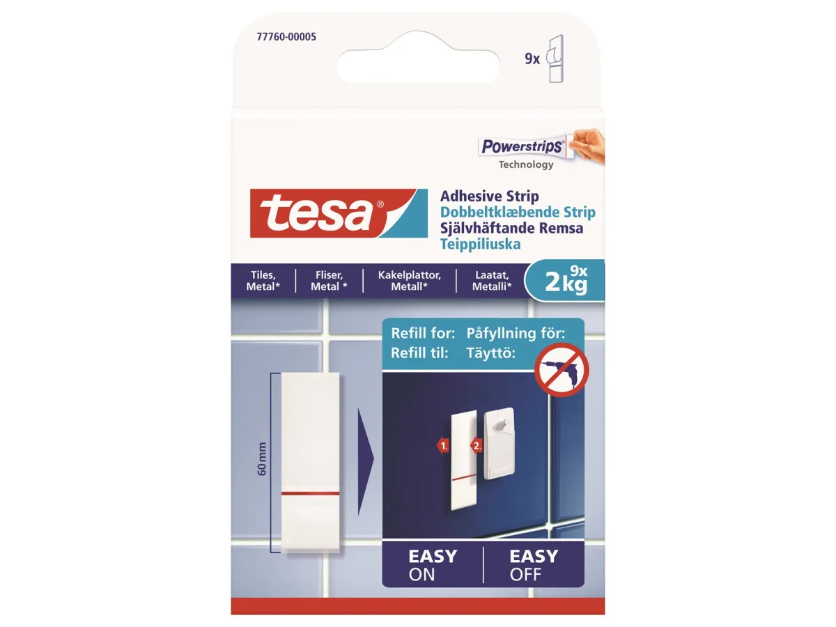 tesa Powerstrips Refill 2kg Tiles