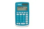 Texas Instruments TI-106 II - Solar & Battery - 2-line LCD - 10 digits
