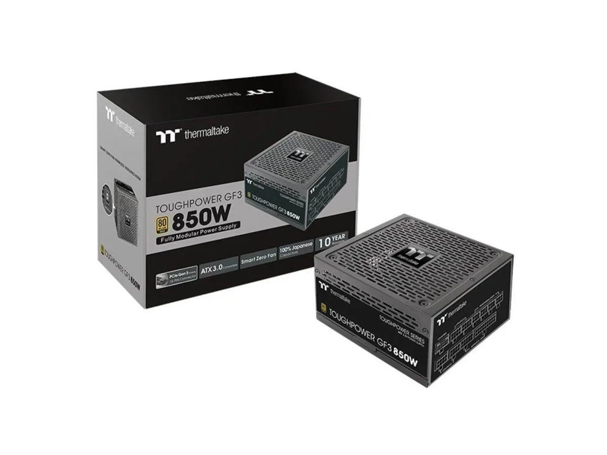 Thermaltake Toughpower GF3 - TT Premium Edition Netzteile - 850 Watt - 135 mm - ATX 3.0 - 80 Plus Gold zertifiziert