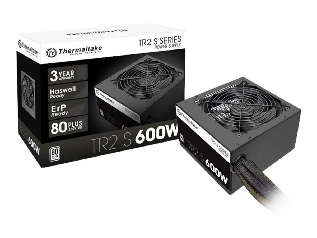 Thermaltake TR2 S 600W Netzteile - 600 Watt - 120 mm - ATX - 80 Plus White (bis zu 80% effektiv)