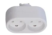 Thorkild Larsen Double Plug D2 2 Round Outlets