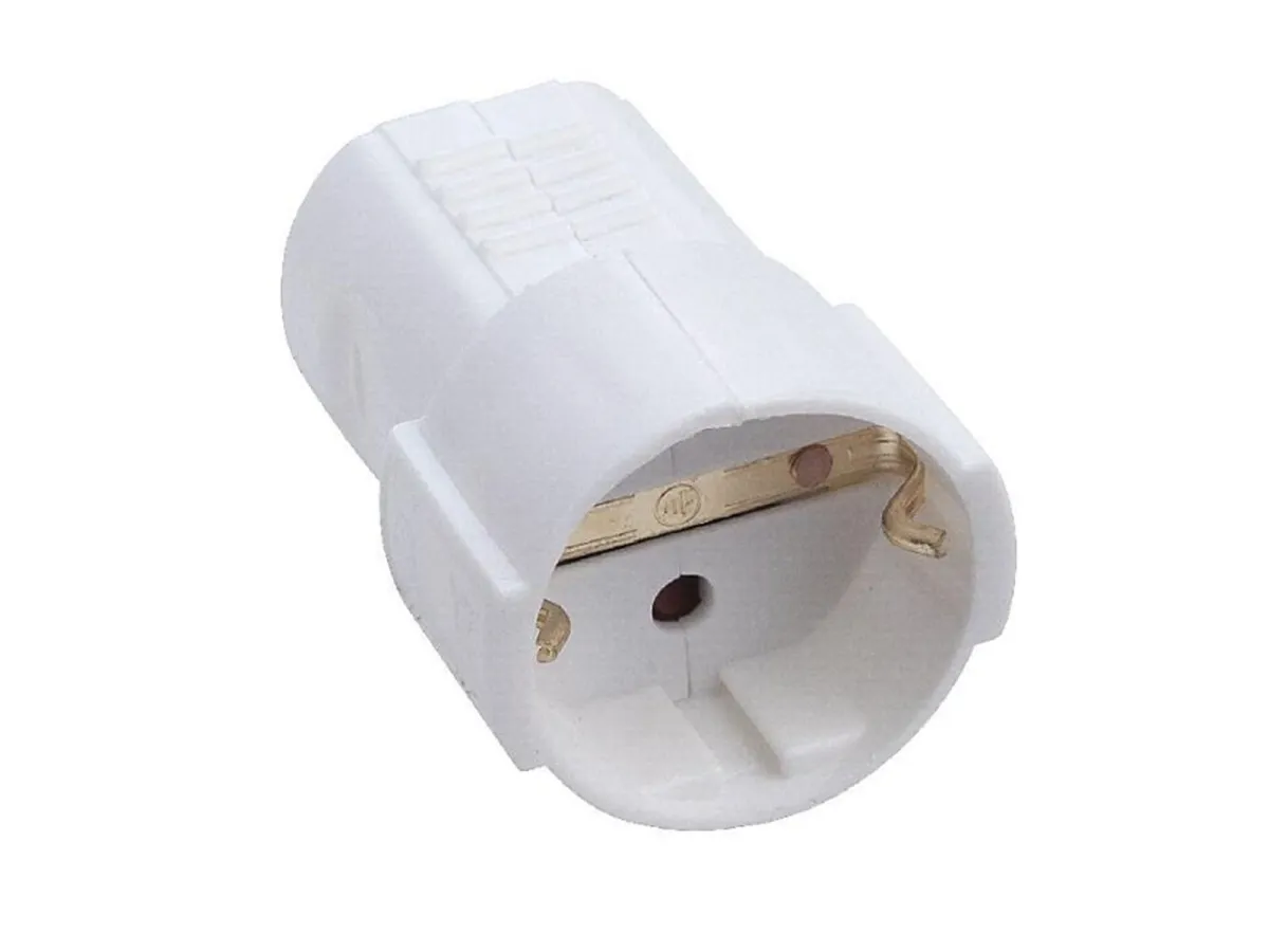 Thorkild Larsen Schuko Extension White 16A