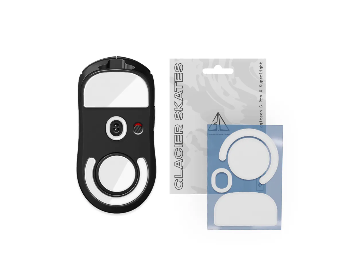 Threepointzero Glacier Skates - for Logitech G Pro X Superlight