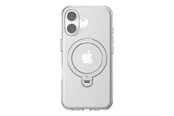 Torras Ostand Spin Case for iPhone 16 (Transparent)