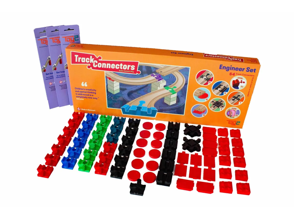 TOY2 Track Connector - Engineer Set incl. Slopes & Arches