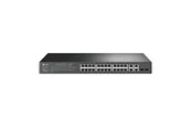 TP-Link TL-SL2428P 24-Port 10/100Mbps + 4-Port Gigabit Smart Switch with 24-Port PoE+