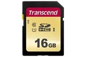 Transcend 500S SDHC UHS-1 - 16GB