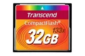 Transcend Compact Flash 133x - 50MB/s - 32GB