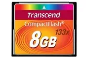 Transcend Compact Flash 133x - 50MB/s - 8GB
