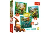 Trefl Puzzle - The Extraordinary World of Dinosaurs (3in1) Boden