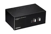 TRENDnet TK-240DP - KVM / audio / USB switch - 2 ports