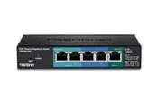 TRENDnet TPE-P521ES 5-Port Gigabit PoE+ Powered EdgeSmart Switch with PoE Pass Through