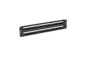 Tripp Lite 48-Port Cat6 Cat5 Patch Panel Rackmount 110 Punch Down RJ45 Ethernet 1URM 568B - patch panel - 19"