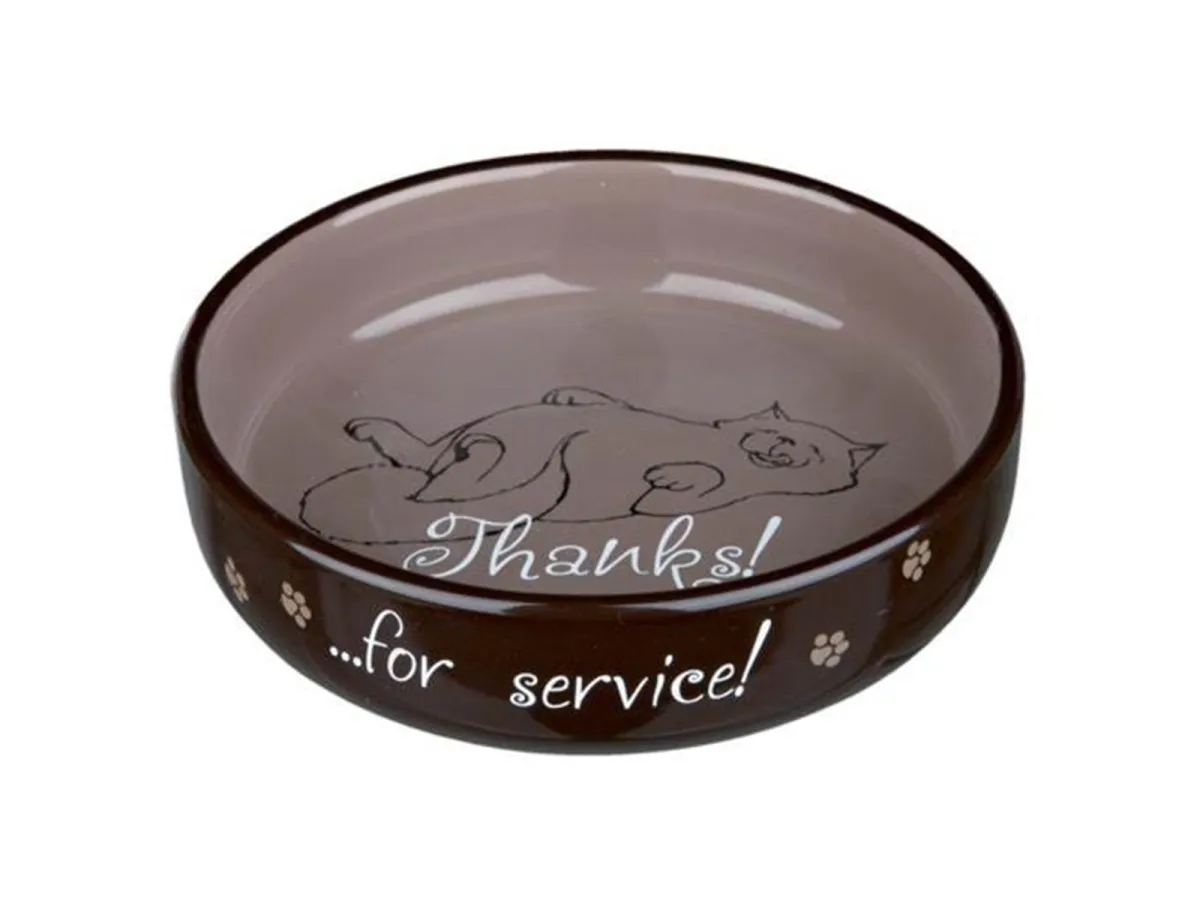 Trixie Ceramic Bowl 0.3 l/ø 15 cm assorted colours