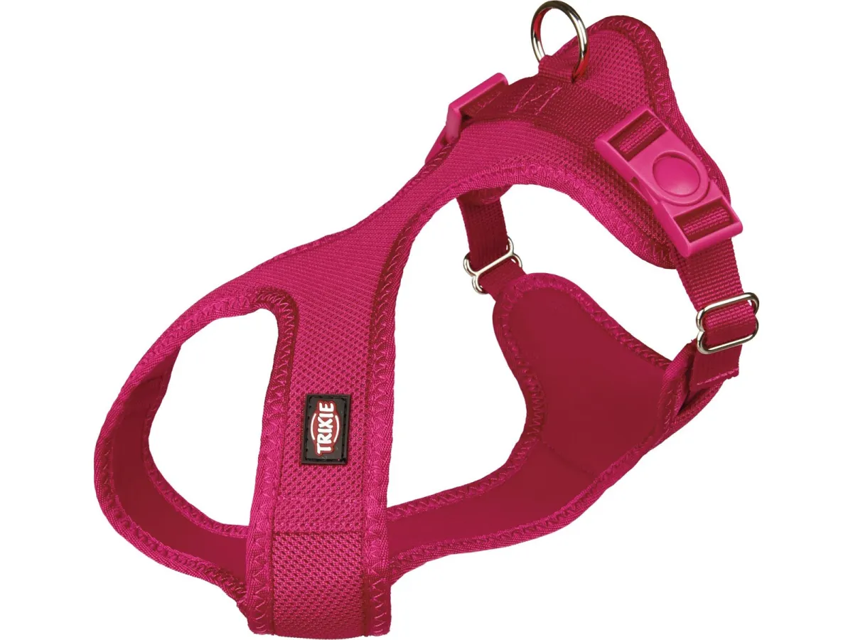 Trixie Comfort Soft touring harness S: 33–50 cm/20 mm fuchsia