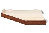 Trixie Corner Shelter Platform Bark Wood 33x33cm
