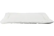 Trixie Farello lying mat plush/wooven fabric 90 × 65 cm white-grey/grey