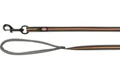 Trixie Fusion tracking lead rubberised M–XL: 10 m/17 mm graphite/papaya