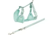 Trixie Junior puppy soft harness with leash 26–34 cm/10 mm 2.00 m mint