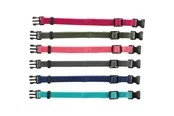 Trixie Junior Set of puppy collars M–L: 22–35 cm/10 mm 6 pcs. fuchsia graphite indigo forest coral ocean