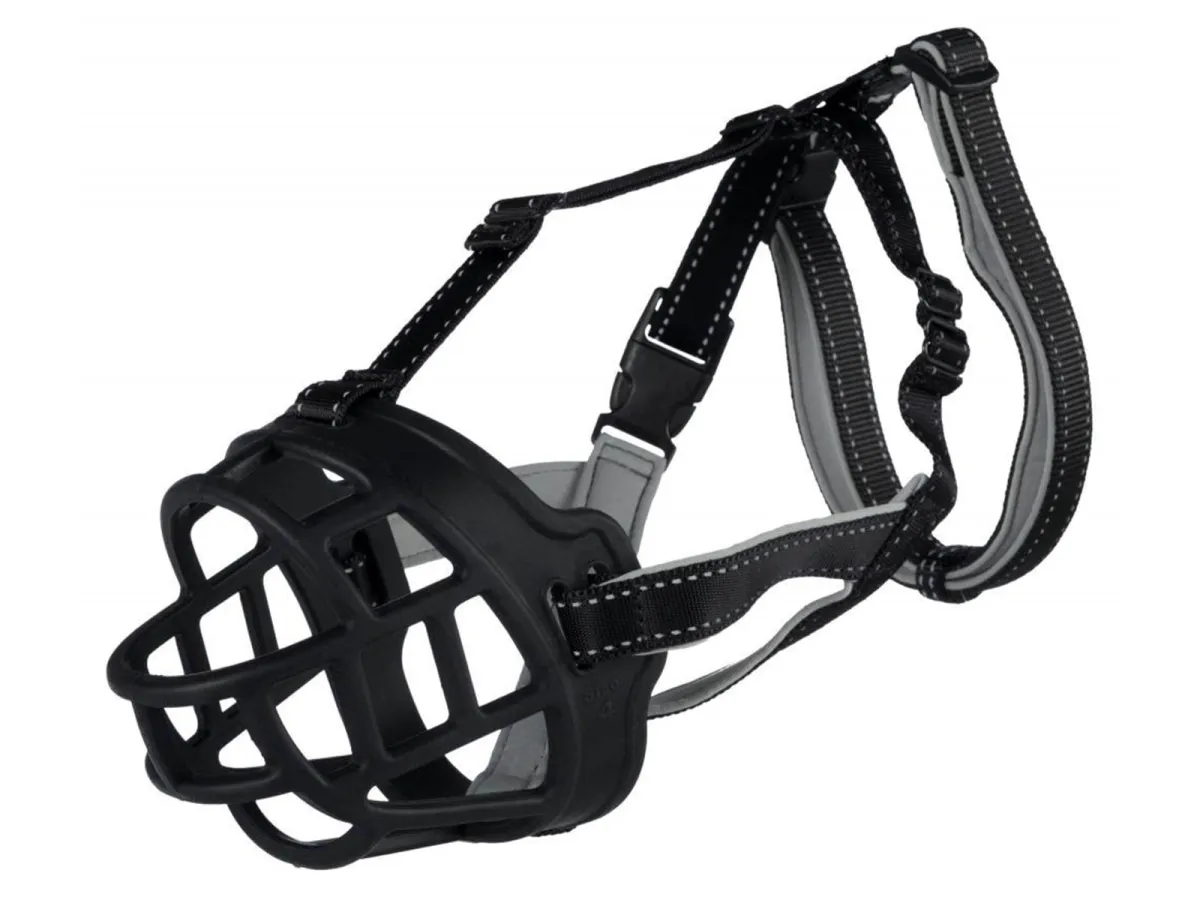 Trixie Muzzle Flex muzzle rubber M black