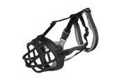 Trixie Muzzle Flex muzzle rubber M–L black