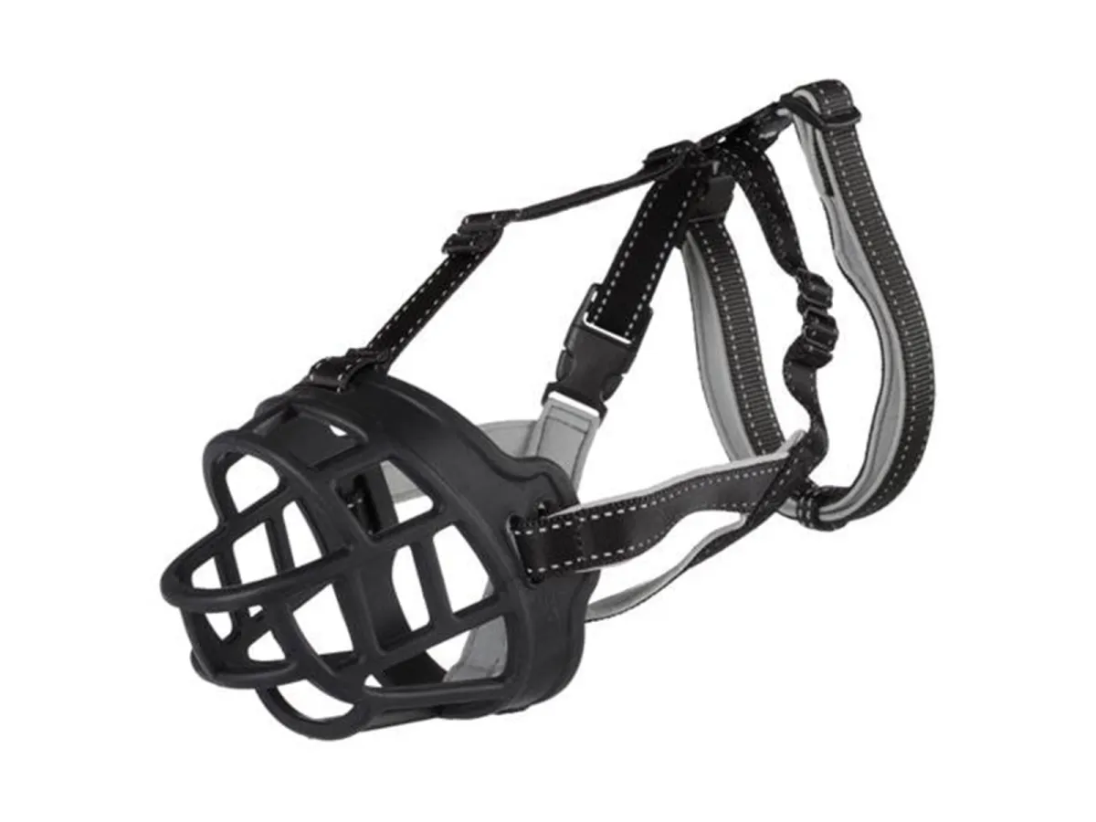 Trixie Muzzle Flex muzzle rubber S black