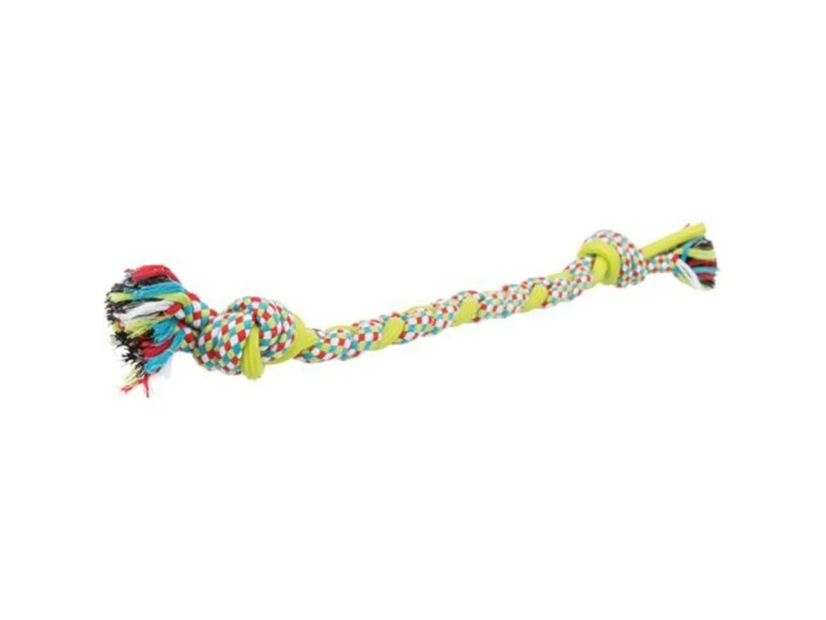 Trixie Play rope with woven -in TPR 50 cm