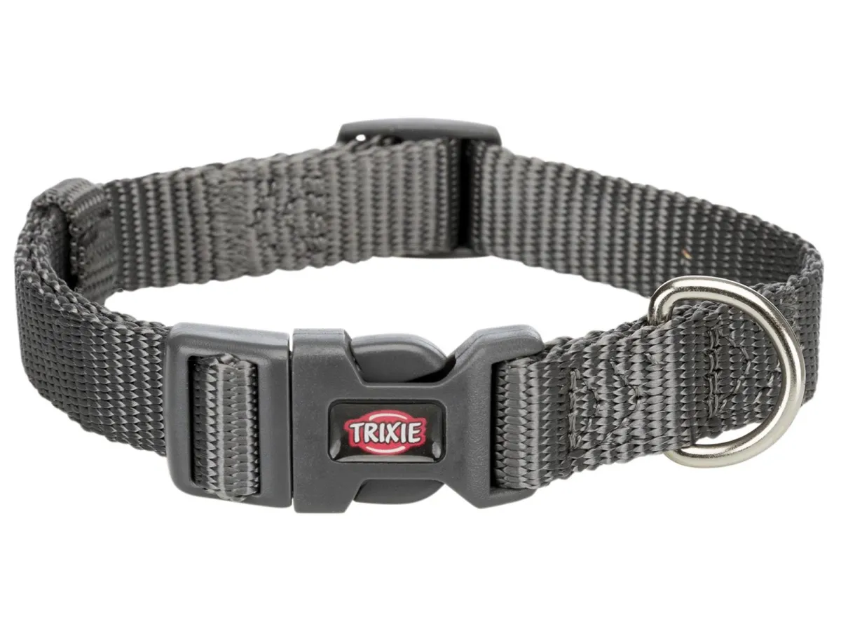 Trixie Premium collar XS–S: 22–35 cm/10 mm graphite