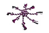 Trixie Rope Toy with Woven-in Ball ø 7 cm assorted colours