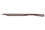 Trixie Rustic fat leather adjustable lead M–L: 2.00 m/20 mm dark brown