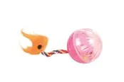 Trixie Set of Rattling Balls with Tails ø 4 cm assorted colours