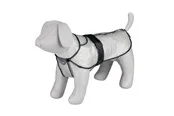 Trixie Tarbes raincoat L: 60 cm transparent/black piping