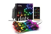 Twinkly Dots – 400 App-controlled RGB LEDs. 20 Meters. Black Wire.