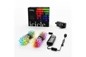 Twinkly Icicle – 190 App-Controlled RGB LEDs. Clear Wire.