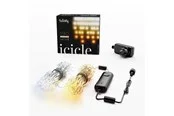 Twinkly Icicle – 190 App-Controlled Warm to Cool White LEDs. Clear Wire.