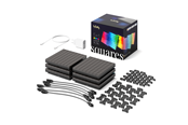 Twinkly Squares Starter Kit – 5+1 App-controlled LED Panels with 64 RGB Pixels. Black.