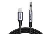 UGREEN Lightning To 3.5mm Aux Cable Aluminum Shell With Braided 1m (Black)