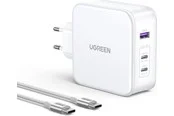UGREEN Nexode GaN 140W Triple USB Charger - White