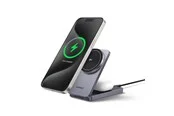 UGREEN Qi2 15w 2-In-1 Wireless Charger Magsafe Fast Charging Station Grey
