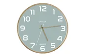 Unilux Baltic Clock green/wood