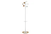 Unilux Bora Bamboo coat stand white/bamboo