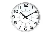 Unilux Maxi Pop Clock metal grey