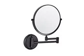 UNIQ Wall Mirror with 10x Magnification in Black