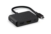 Unisynk 3 Port USB-C Hub V2 4K 60Hz 100W - Black