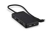 Unisynk 8 Port USB-C Hub V2 4K 60Hz 100W - Black